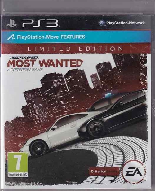 Need For Speed Limited Edition Most Wanted - PS3  (B Grade) (Genbrug)